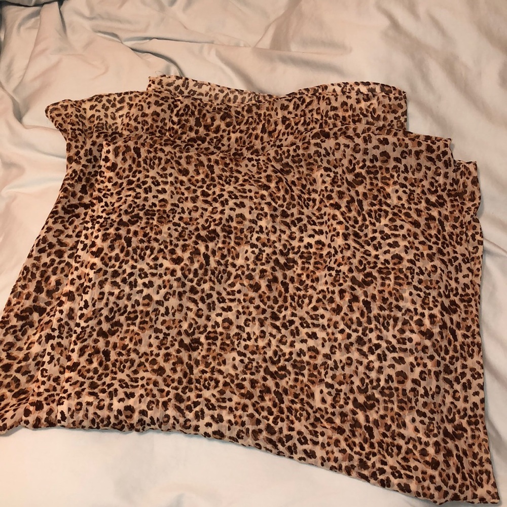 Vintage Cheetah print scarf
